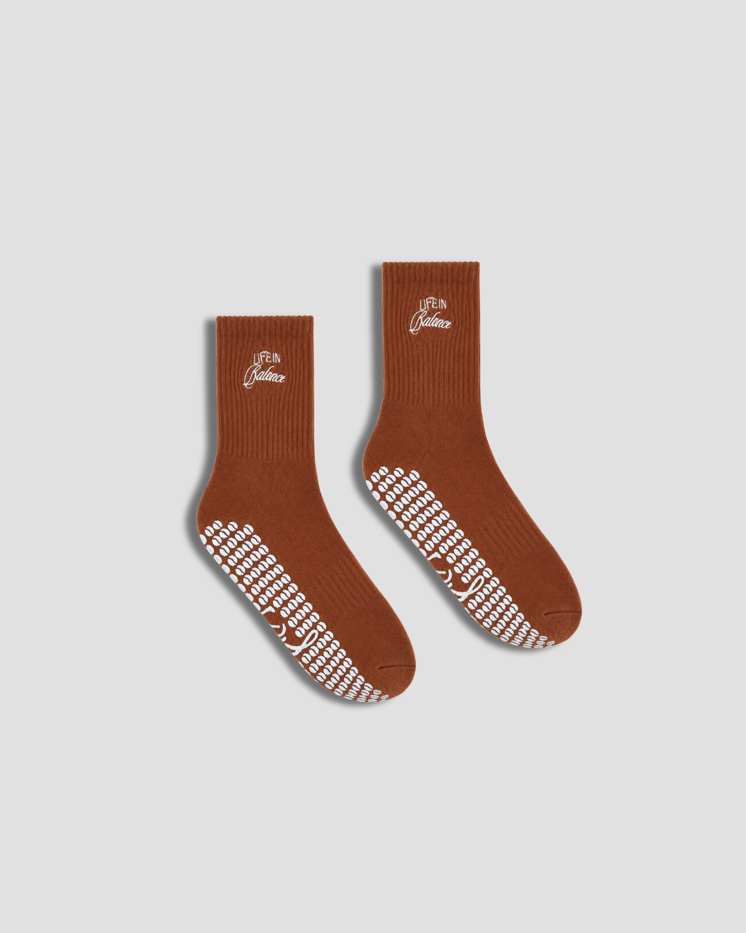 Grip Socks - Mocha Bean