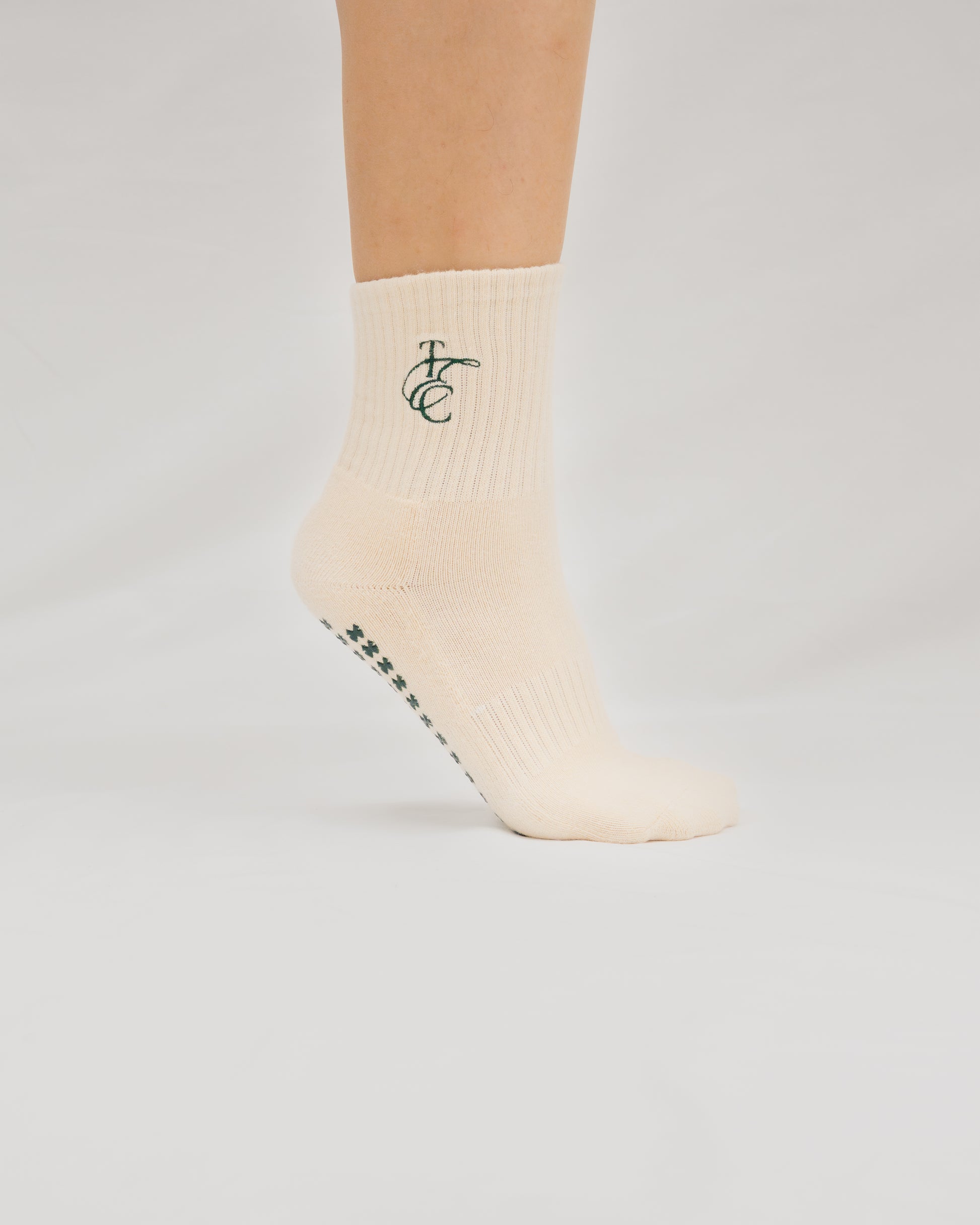 Grip Socks - Whispered Lace