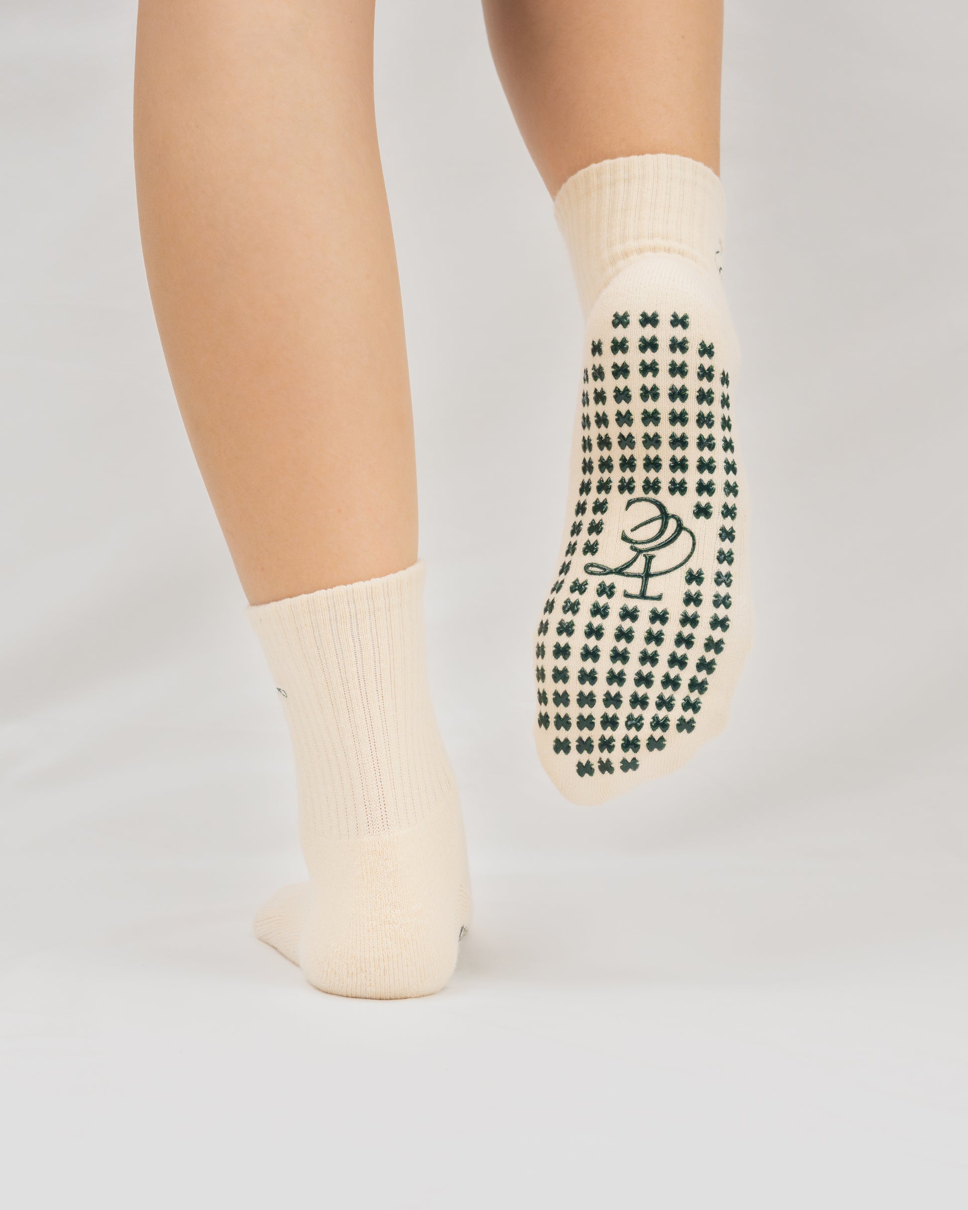 Grip Socks - Whispered Lace