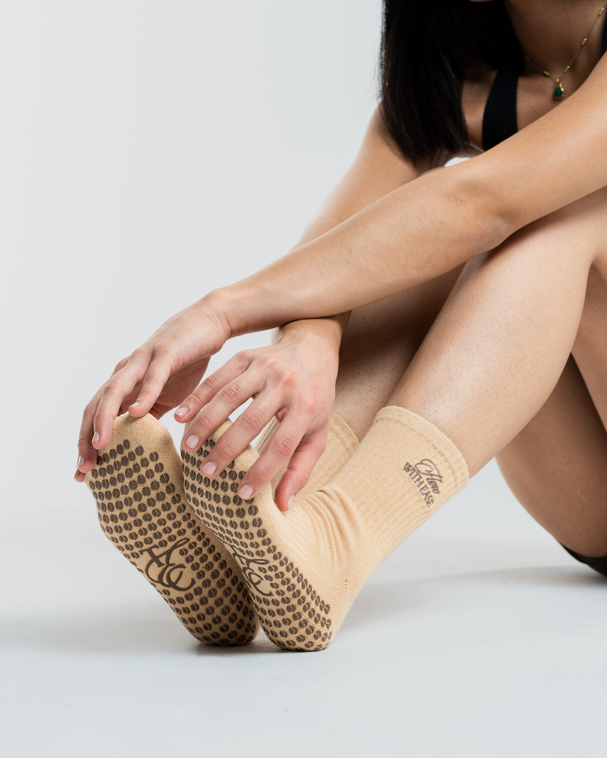 Grip Socks - Creamy Latte