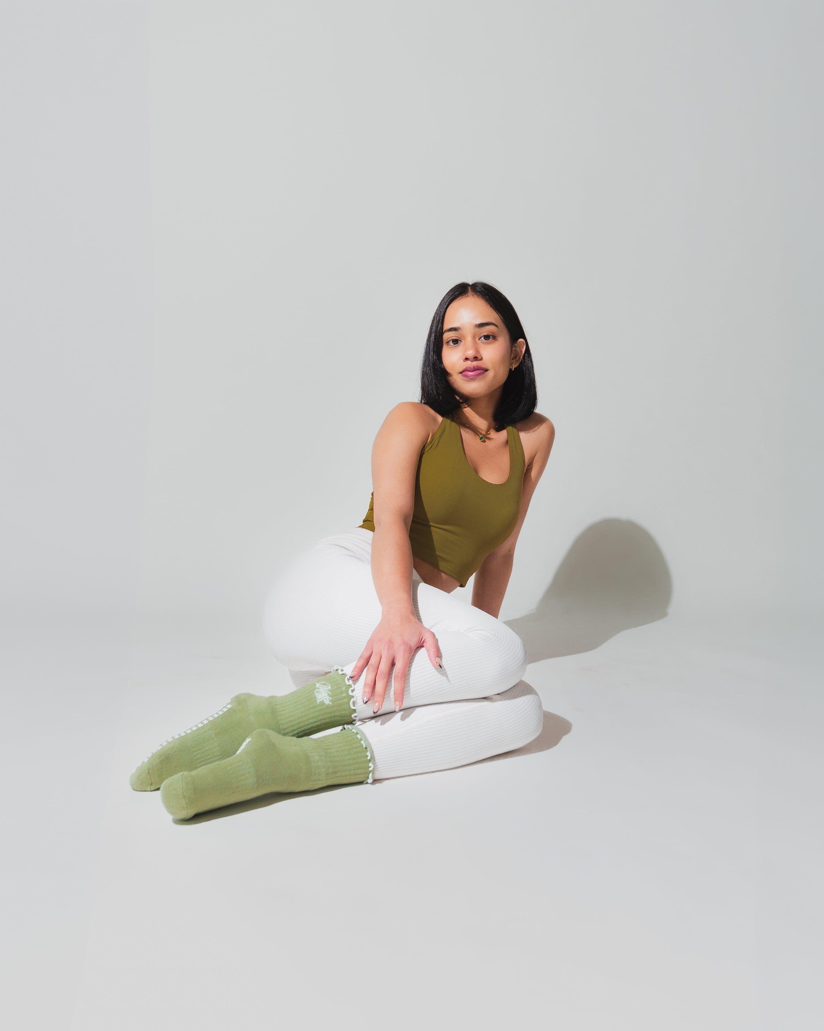 Grip Socks - Faded Sage
