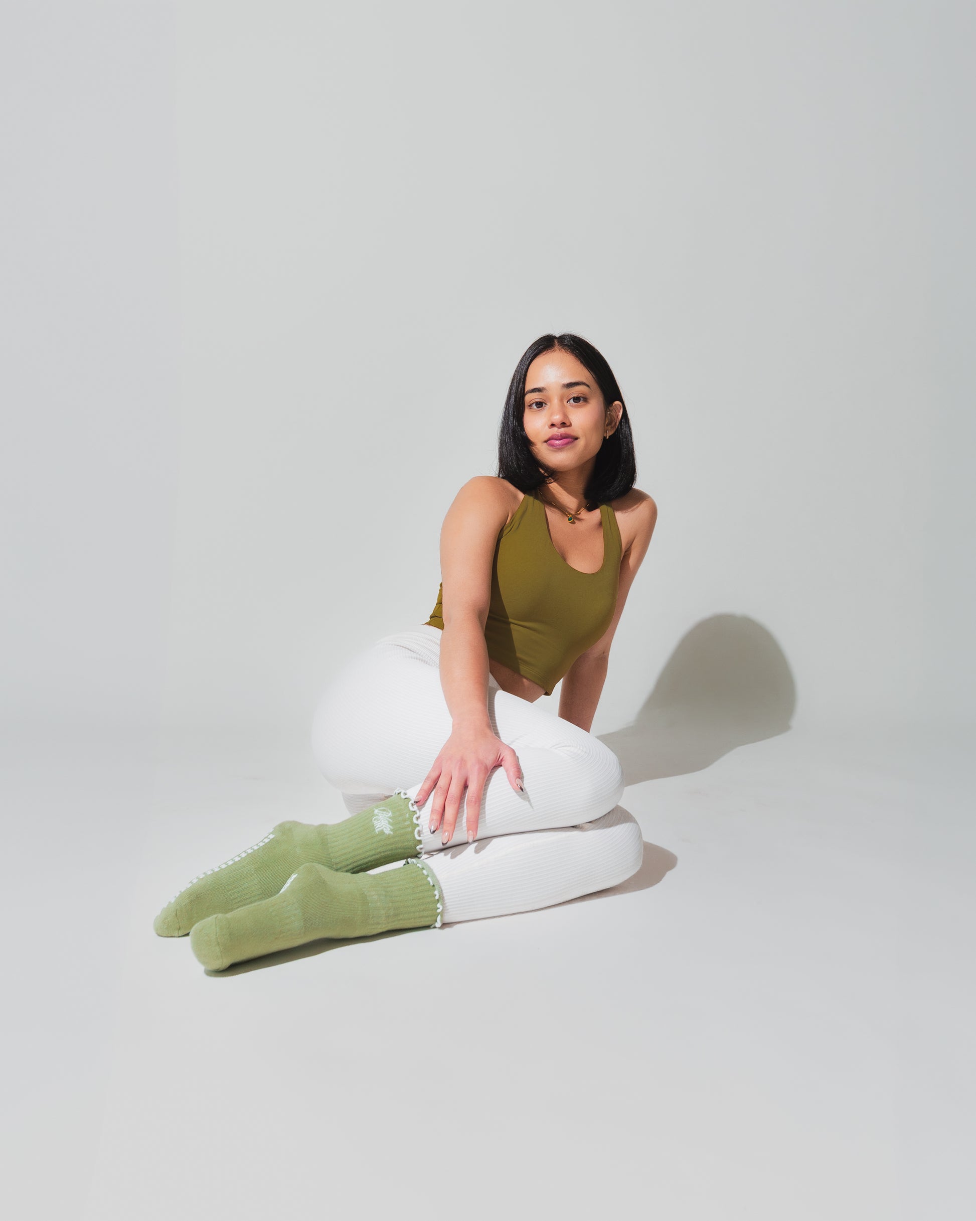Grip Socks - Faded Sage