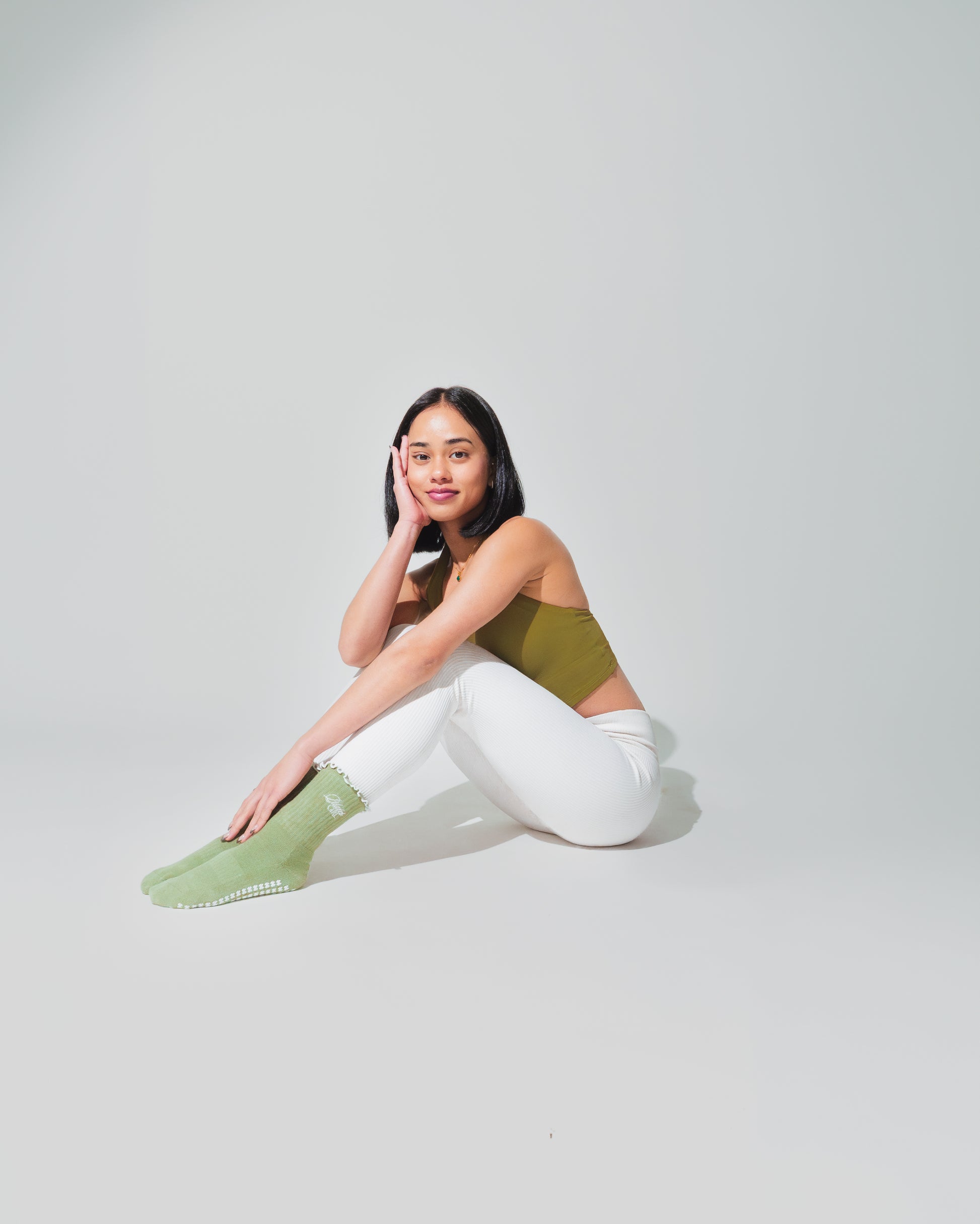 Grip Socks - Faded Sage